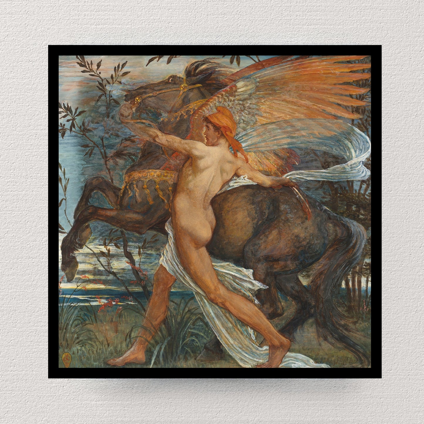 Pegasus (1889) | Walter Crane