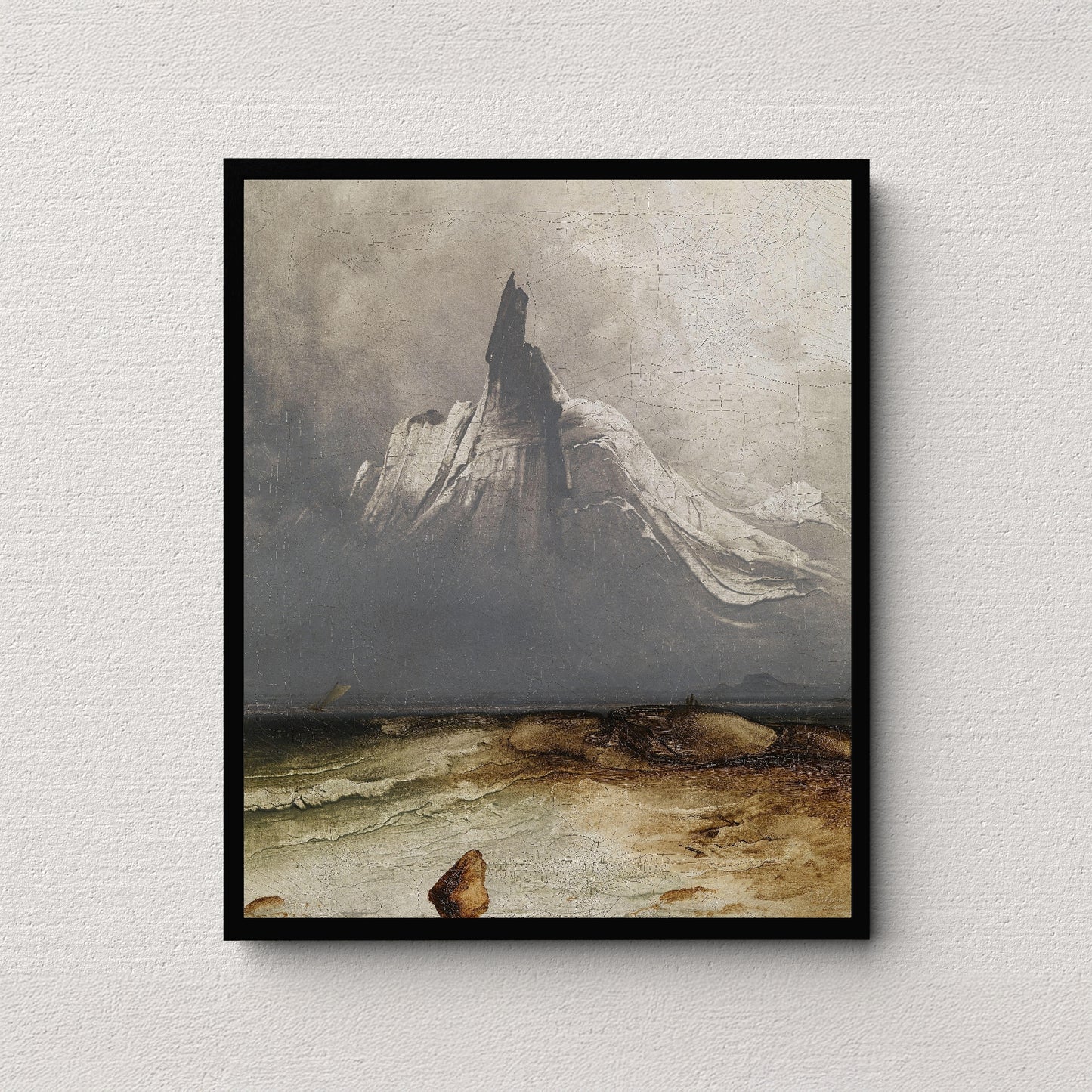 Stetind In Fog (1864) | Peder Balke