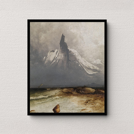 Stetind In Fog (1864) | Peder Balke