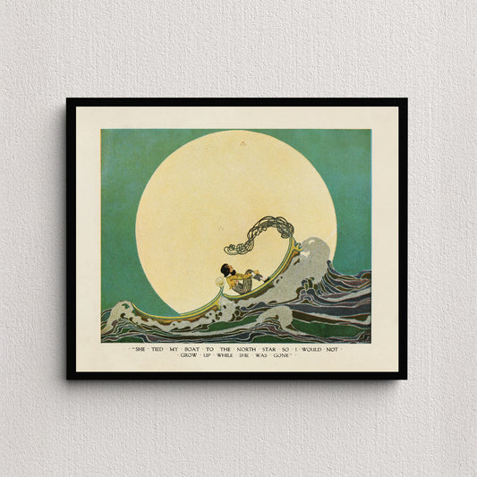 She Tied My Boat To The North Star… (1920) | Dugald Stewart Walker
