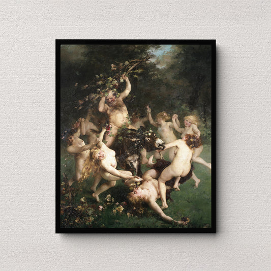 The Feast of Silenus (1871) | Alfred Philippe Roll