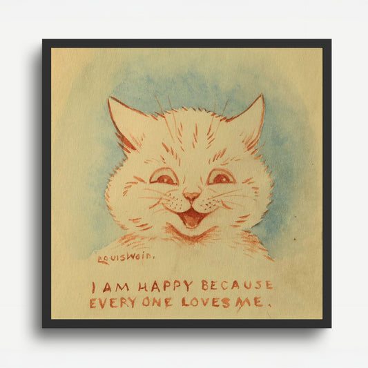 I Am Happy Because Everyone Loves Me (1928) | Louis Wain