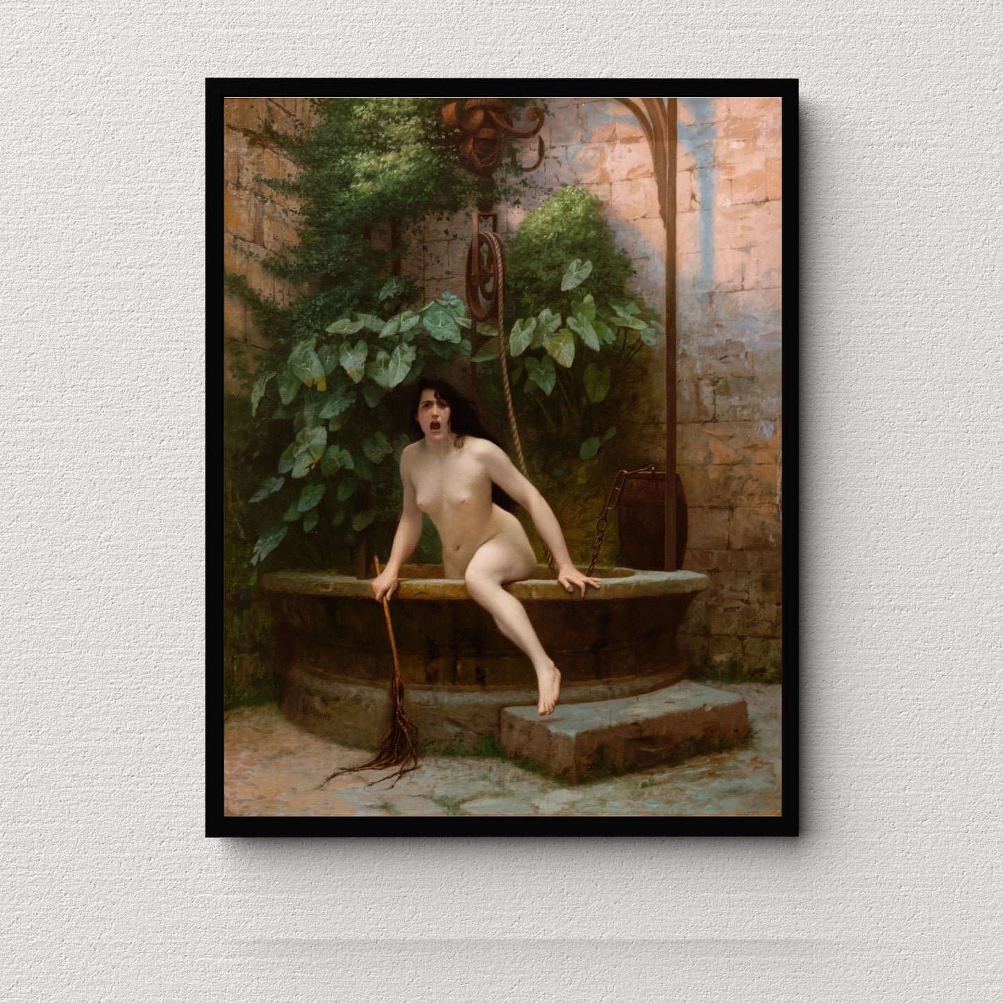 Truth Coming Out of Her Well to Shame Mankind (1896) | Jean-Léon Gérôme