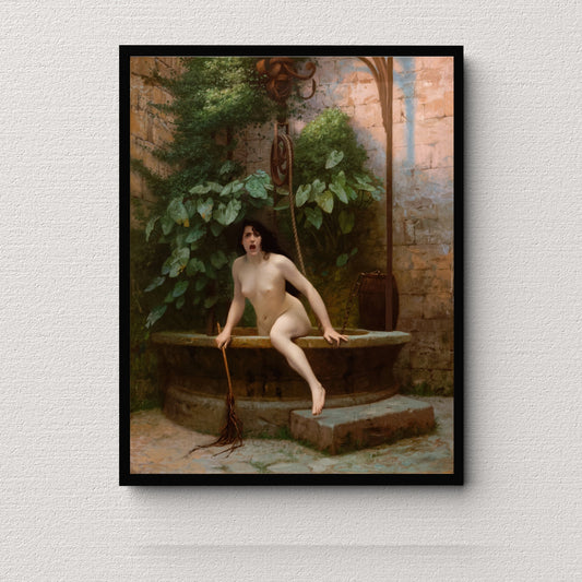 Truth Coming Out of Her Well to Shame Mankind (1896) | Jean-Léon Gérôme