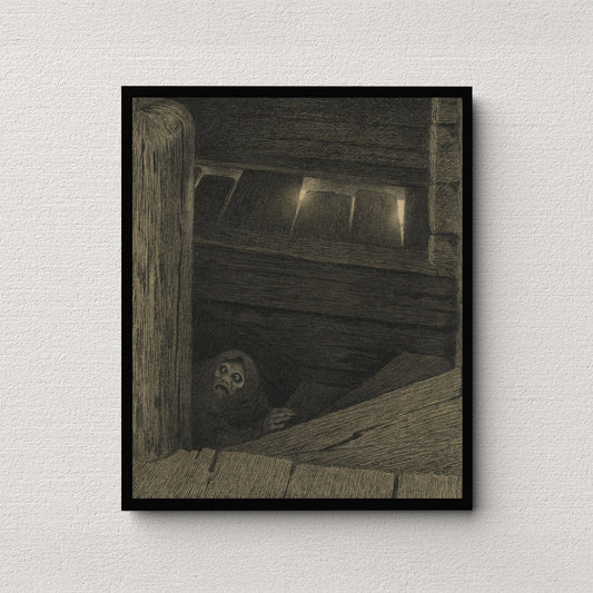 Plague on the Stairs (1896) | Theodor Kittelsen