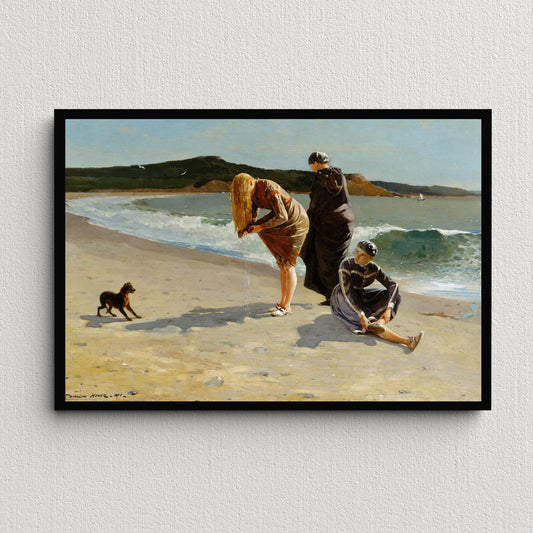 Massachusetts (High Tide) (1870) | Winslow Homer