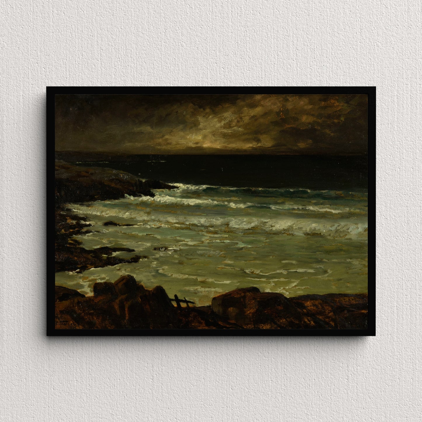 Stormy Weather at Sea (1904) | Charles Cottet