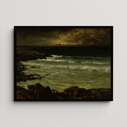 Stormy Weather at Sea (1904) | Charles Cottet