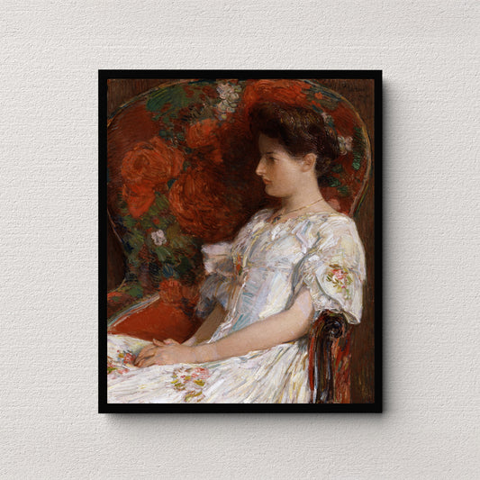 The Victorian Chair (1906) | Childe Hassam