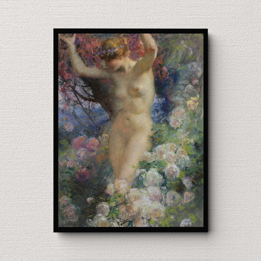 Among the Roses (1917) | Antoine Calbet