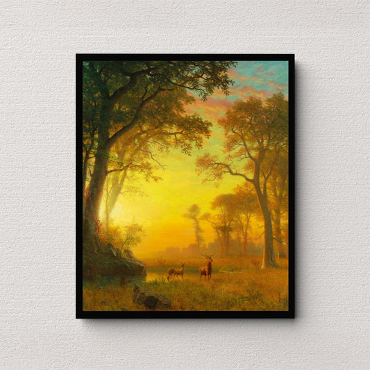 Light in the Forest | Albert Bierstadt