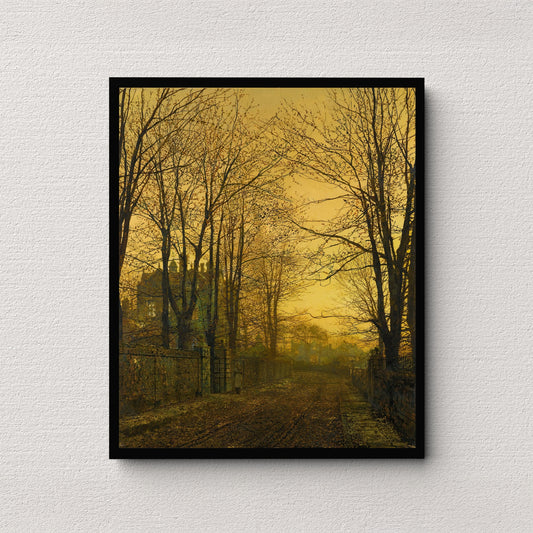 October Afterglow (1885) | John Atkinson Grimshaw