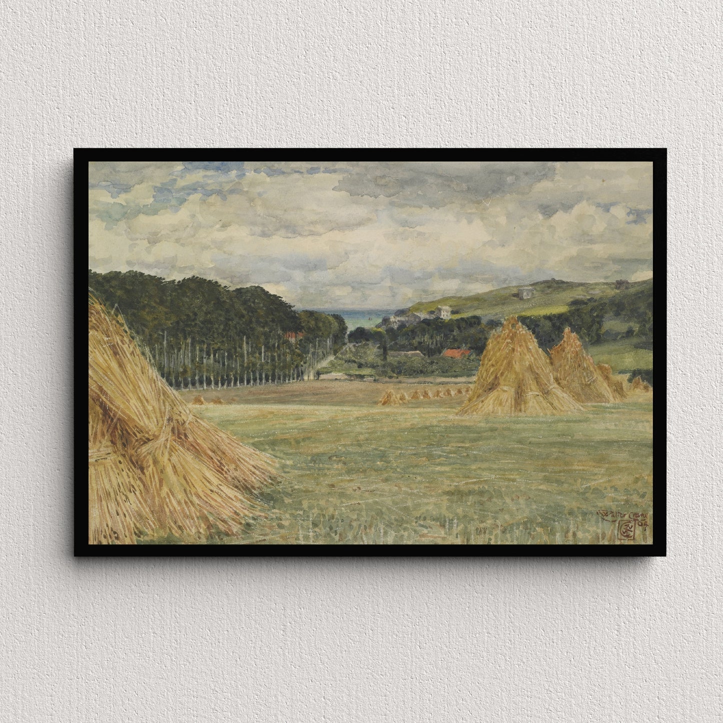 Harvest Field (1904) | Walter Crane