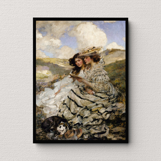 On the Dunes (Lady Shannon and Kitty) (1910) | James Jebusa Shannon