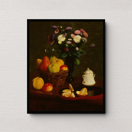 Flowers and Fruit (1866) | Henri Fantin-Latour