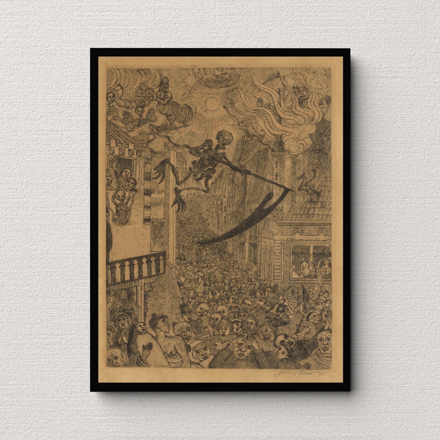 Death Pursues the Human Herd (1896) | James Ensor