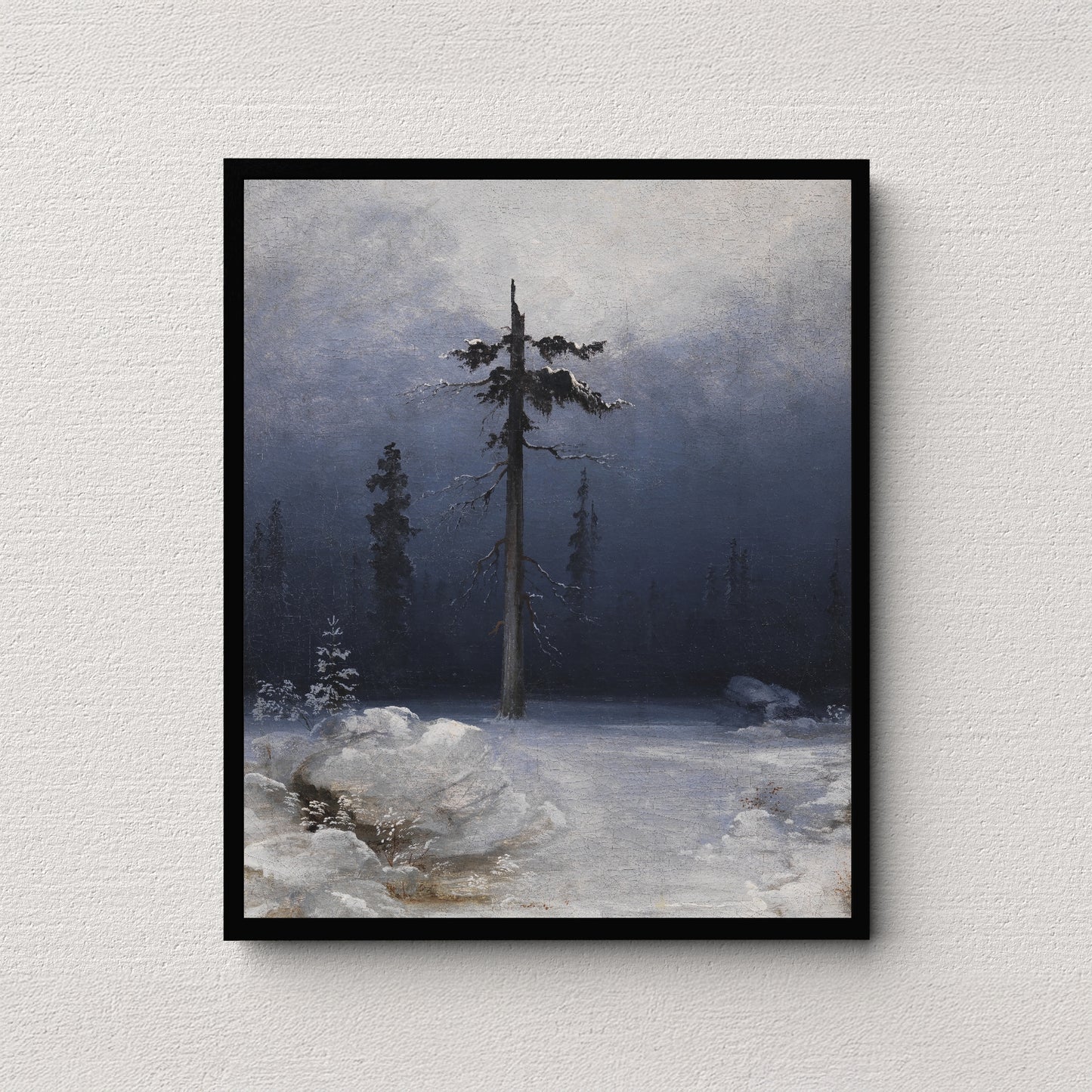 Tree in a Wintry Forest (1859) | Peder Balke