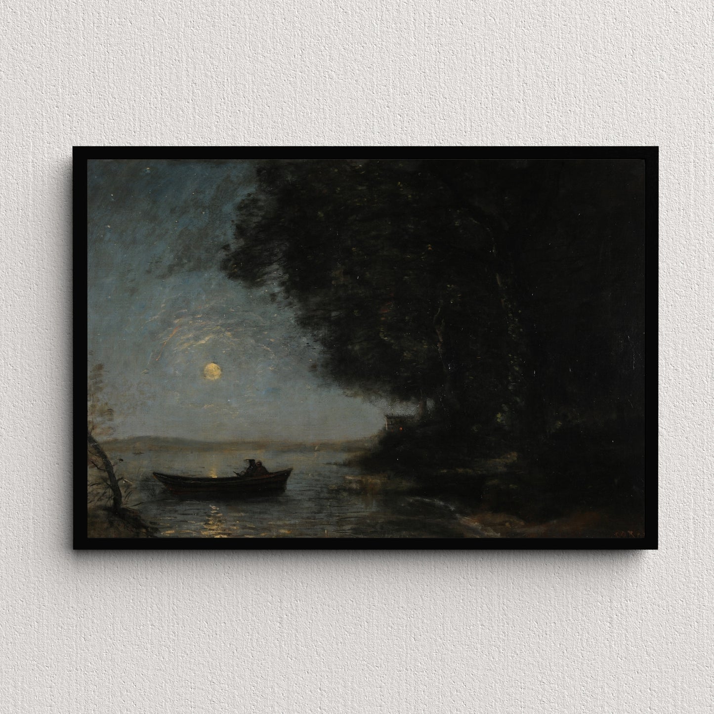 The Lake; Night Effect (1869) | Jean-Baptiste-Camille Corot