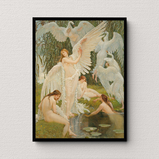 The Swan Maidens (1894) | Walter Crane