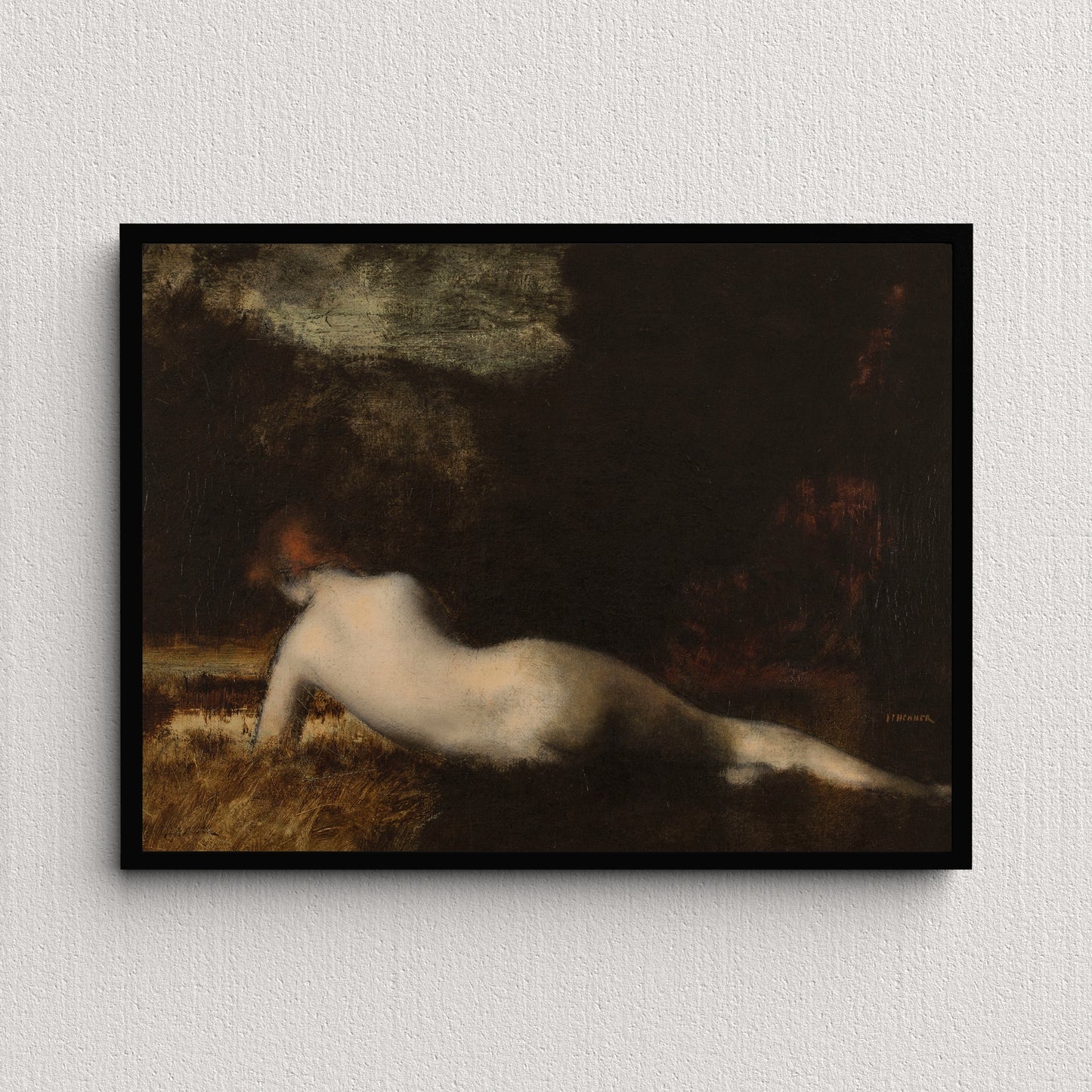 Lying Nymph (1887) | Jean-Jacques Henner
