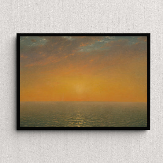 Sunset on the Sea (1872) - John Frederick Kensett