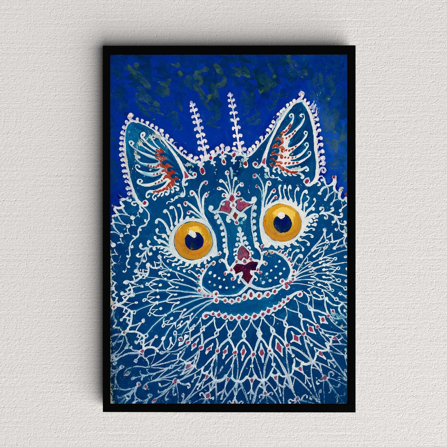 A Cat in Gothic Style (1925) | Louis Wain