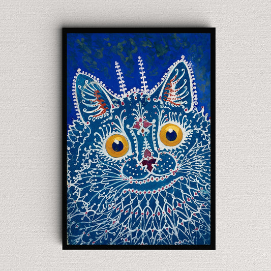 A Cat in Gothic Style (1925) | Louis Wain
