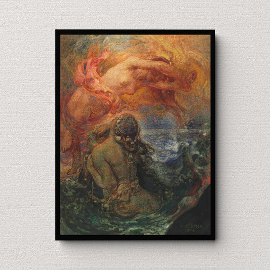 Fire and the Sea (1912) | Henry John Stock