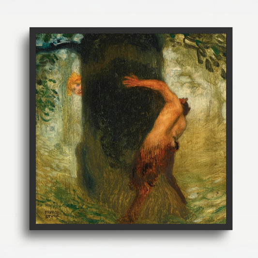 Neckerei (The Tease) (1889) | Franz von Stuck