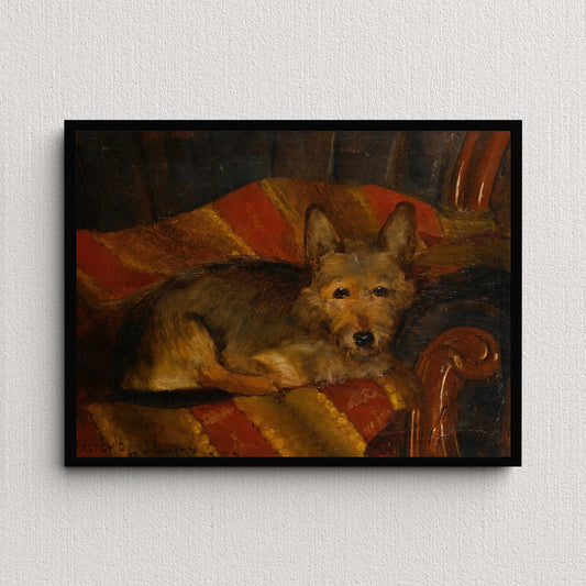 Dog on a Chair (1882) | Sir John Lavery